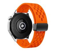 LCHJX 18 20 22 mm Correa de silicona magnética para reloj GT 5 46 mm 41 mm Banda deportiva transpirable para GT5 Pro GT4 GT3 GT2 Correa Watchands