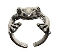 LCHJX Anillos de los dedos anillo punk animales divertidos personalizados hombres retro y mujeres abiertos anillo de manchas aniversario regalos promesa de boda