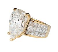 LCHJX ANILLOS PARA MUJERES Hombres, Agua Drop en forma de circones Anillo para mujeres Micros SET SET SET CONDIS