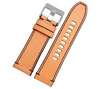 LCHJX Banda de reloj de cuero genuina para cinturón de reloj diesel DZ4476/4482 DZ7408 7406 4318 Coraja 22 24 26 26 mm Bandilla de muñeca de muñeca para hombres de gran tamaño