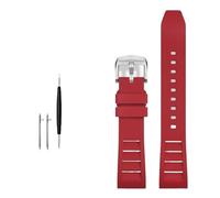 LCHJX Banda de reloj de goma FKM Fluorine 20 mm 21 mm 22 mm de 24 mm Relojes Sport Watch Strap