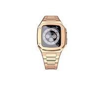 LCHJX Caja de vigilancia de reloj de metal de acero inoxidable, para la banda de 45 mm de 44 mm series 9 8 7 6 SE 5 4 RELAJA RELAJA ACCESORIOS DE CUBIERTA DE CUERTA DE LA CORRECA