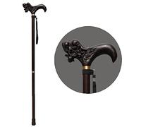 LCHJX Caña de Madera Anciano sin Deslizamiento sin Deslizamiento Pastilla Desmontable Muletas de Madera Maciza portátiles Muletas de Madera Maciza Manjas largas Muletas S, Negro Decorar