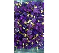 LCHJX Collar de colgante dorado de crestal de cristal irregular geométrico accesorios de pareja