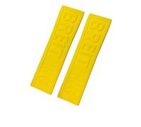 LCHJX Correa de goma suave para Avenger Navitimer de 20 mm, 22 mm, 24 mm, correa de silicona resistente al agua, color negro y azul, 24mm