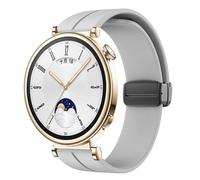 LCHJX Correa de hebilla magnética de 18 mm para el reloj GT 4 41 mm Reemplazo de la pulsera Sport Silicona Correa Bracelet GT4 Watch Band