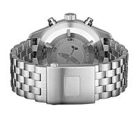 LCHJX Correa de reloj de metal para hombre con interfaz curvada para IWC Mark 17 18 Pilot 377710 377714, cadena de acero inoxidable de 20 mm y 21 mm, 21mm