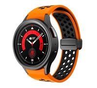 LCHJX Correa de silicona para Galaxy Watch 6 Classic 43 mm 47 mm 5pro 45 mm Banda de hebilla magnética para Galaxy Watch 6 5 4 40 mm 44 mm Watchs Watchs