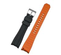 LCHJX Doble color para la correa de silicona de ciudadano Men Matrícula de relojes Arco de la bosque Arc Bank Bod Bode Belt 20 mm de 22 mm Bandas de vigilancia