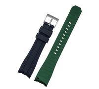 LCHJX Doble color para la correa de silicona de ciudadano Men Matrícula de relojes Arco de la bosque Arc Bank Bod Bode Belt 20 mm de 22 mm Bandas de vigilancia