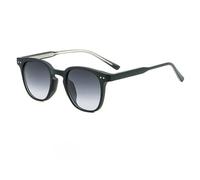 LCHJX Gafas de sol redondas retro para hombre y mujer, UV400, C02 Gris, Talla única
