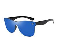 LCHJX Gafas de Sol Vintage sin Borde de Las Mujeres Señas cuadradas Mujeres/Hombres Gafas de Marca de Lujo Mujeres