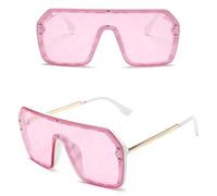 LCHJX Gafas Solar sin Borde para Mujeres de Gran tamaño Man Glass Gafass Mirror Gradiente Conducción