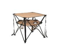 LCHJX Mesa de campo al aire libre mesa plegable ultraligera Oxford tela de picnic de 2 capas con mesa de viaje de camping de malla de camping de camping de camping