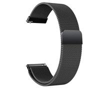 LCHJX Metal Magnetic Watch Mesh Mesh Correa de liberación rápida Correas de reemplazo de acero inoxidable ajustable para mujeres Men 16 mm18 mm 20 mm 22 mm