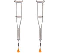 LCHJX Muletas para Adultos con muletas de Axilas, Axilas de Personas Mayores, muletas telescópicas, muletas de Axilas de caña para Caminar para Caminos Ajustables y discapacitados