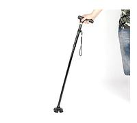 LCHJX Palabra para Caminar con muletas Plegables Ligeras de 4 Puntas de 4 Puntas con muletas Mayores en espesas de Cuatro pies con muletas livianas de caña