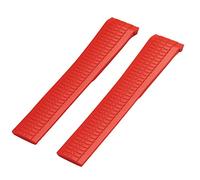 LCHJX Para Aquanaut 5072R-001 Pins de metal Belt Beld Band de goma de 21 mm