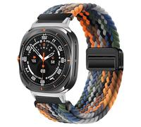 LCHJX Para Galaxy Watch Ultra Strap 47 mm Accesorios Nylon Braided Sport Bracelet Correa Galaxy Watch 7 Ultra Band