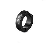 LCHJX Pendientes de Mujer, Pendientes de Acero Punk para Hombre, Piercing Falso, Calavera, Estrellas, Cruz, Amor, Clip en Pendientes, joyería Hiphop sin Perforaciones, Regalos para Novia, Esposa,