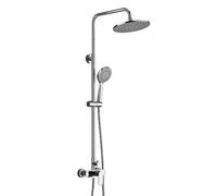 LCHJX Sistema de Ducha, Grifo de Ducha montada en la Pared Juego para baño, Cromo de Lujo Ducha de Ducha de Alta presión a Mano de Ducha de Ducha de Ducha de Spray Incluido