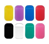 LCIEFKAE 8 Piezas De Pintura De Diamantes Almohadillas Antideslizantes, Accesorios De Arte De Diamantes, Almohadillas Adhesivas De Herramienta Anti-Deslizamiento (8 Colores).