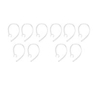 Lckiioy 10 x Gancho Clip de Orejas Transparente Universal para Auricuares Bluetooth