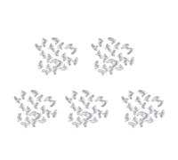 Lckiioy 100 Piezas Casquillos del Clavo Suaves para Animal Domestico Patas de Control de Garra + Pegamento Adhesivo -Transparente, Tamano