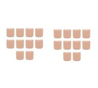 Lckiioy 20 Uds. Vendaje Elástico Autoadhesivo Deportivo de Colores Beige, Banda Elástica de 4,5 M para Rodillera y Dedos