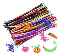 Lckiioy 200 unidades serías colores aleatorios limpiadores de mangueras Chenille varilla 6 mmx12 pulgadas para DIY arte decoración