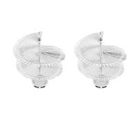 Lckiioy 240 Piezas de Puntas de Práctica de Unas Falsas Palos Soporte de Estante de Exhibición en Espiral para La Tabla de Colores de Esmalte de Unas de Gel Ultravioleta (Transparente)