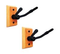 Lckiioy 2X Perchero para Violín Soporte de Pared para Violín Gancho de Pared para Violín Base de Madera Maciza Estante de Violín Puede Colgar de Violín