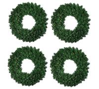 Lckiioy 4 Pieza Guirnalda de de Pino Artificial Verde para Puerta de Entrada Ventana Chimenea Decoración Navideña