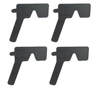 Lckiioy 4X Ocular Oclusor Oftálmico Profesional Lorgnette 17 Estenopeico de Plástico Negro para Prueba de Visión