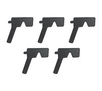 Lckiioy 5X Ocular Oclusor Oftálmico Profesional Lorgnette 17 Estenopeico de Plástico Negro para Prueba de Visión