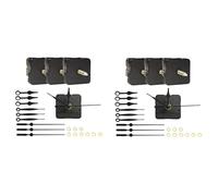 Lckiioy 6 Piezas Movimientos de Reloj DIY Reloj de Pared Mecanismo una Pilas Reloj Piezas una Juego y Punteros Longitud del Eje 22 mm