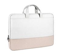 Lckiioy Compatible con 15,6 a 13,3 Pulgadas Bolsa para Ordenador PortáTil/MaletíN para Ordenador PortáTil para / / /, Blanco y Amarillo PáLido