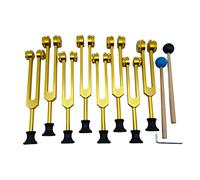 Lckiioy Juego de Diapasones para CuracióN, Terapia de Sonido (126,22 Hz, 136,1 Hz, 141,27 Hz, 172,06 Hz, 194,18 Hz, 210,42 Hz, 221,23 Hz)