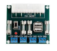 Lckiioy -M28 PC de Escritorio AlimentacióN ATX Placa de Transferencia Adaptador de AlimentacióN MóDulo de Prueba Fuente de AlimentacióN MóDulo de Salida del Circuito