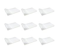 Lckiioy Tarjeta de PláStico de 9 Piezas Tarjeta de Bolsillo Transparente Cartera Fina de Fibra para Tarjetas de Visita Estuche para Tarjetas de Visita Unisex