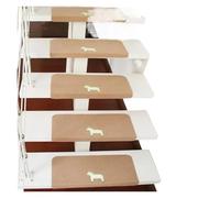 LCKKJHG Alfombra Escalera 1/14 Piezas Alfombrilla for escaleras for escalones for pies Alfombra Antideslizante de PVC sin Pegamento Autoadhesiva Decorativa Luminosa Interior(10,1PCS 55X22X4.5CM)