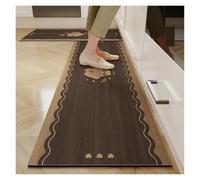 LCKKJHG Alfombras Cocina Alfombra de Cocina Impermeable y Antideslizante PVC Cuero, Larga, for decoración del hogar(Color-03,1pc 180x280cm)