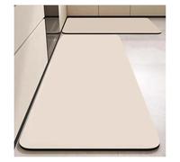 LCKKJHG Alfombras Cocina Tapetes de Cocina Tierra diatomeas con Tiras Extensibles Antideslizantes y Resistentes a la Suciedad(Color-01,50X80CM)