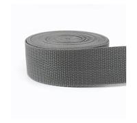LCKKJHG Correa De Nylon Cinta de Nailon Polipropileno PP 5 Metros, 20 a 50 mm, for Correas cinturón, Collares Perro, arneses, Bandas for Exteriores, Prendas Vestir, Cintas for Zapatos(6MidGray,32mm)