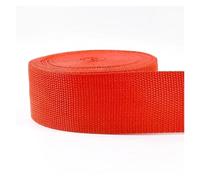 LCKKJHG Correa De Nylon Cinta de Nailon Polipropileno PP 5 Metros, 20 a 50 mm, for Correas cinturón, Collares Perro, arneses, Bandas for Exteriores, Prendas Vestir, Cintas for Zapatos(Red,32mm)