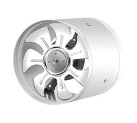 LCKKJHG Extractor De Aire Ventilador de ventilación tubo 4 pulgadas, ventilador aire, escape metal, mini extractor, pared cocina, acceso conducto para Baño(White)