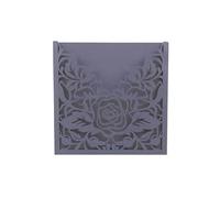 LCKKJHG Invitaciones Boda 10 Piezas De Elegantes Tarjetas Invitación Boda Con Bolsillo Encaje, Felicitación Personalizadas para la Fiesta(Light green)