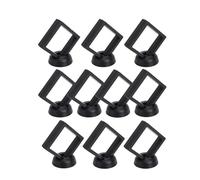 LCKKJHG Marco Flotante Caja de presentación con Marco Flotante 3D 10 Piezas, Soporte exhibición Joyas, Caja Sombra, for Anillos, Colgantes, Estuche Piedras for para Exhibición(Black 9cm)