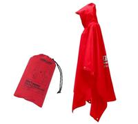 LCKKJHG Poncho Lluvia Impermeable resistente a la lluvia for hombre con capucha, chaqueta impermeable for adultos, talla grande, capa, poncho de(5-Red)