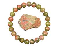 LCKKJHG Pulsera de cristal pulsera de cuentas de piedra obsidiana dorada hombres mujeres oro luz arco iris obsidiana piedra en bruto redonda perla energía joyería, 19cm